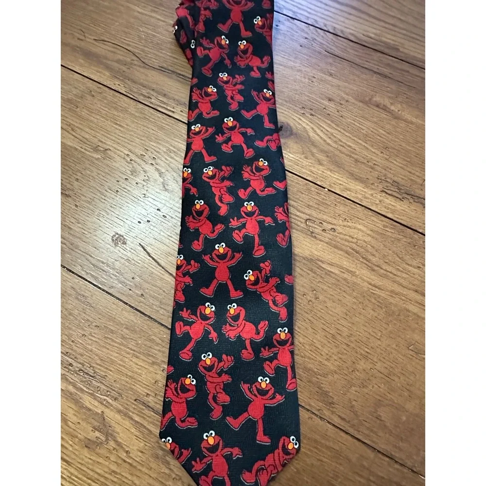 sesame‎ street men's tie with elmo